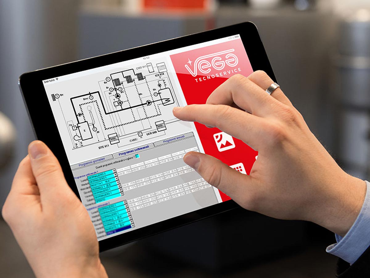 Vega app tablet